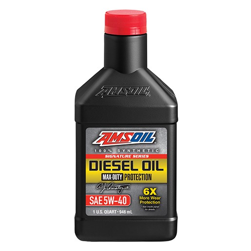 AMSOIL Signature Series Max-Duty Synthetic 5W-40 Diesel Oil