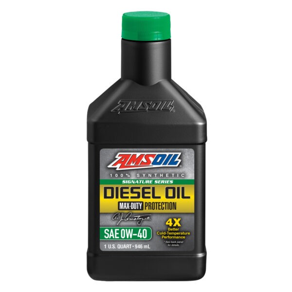 AMSOIL Signature Series Max-Duty Synthetic 0W-40 Diesel Oil