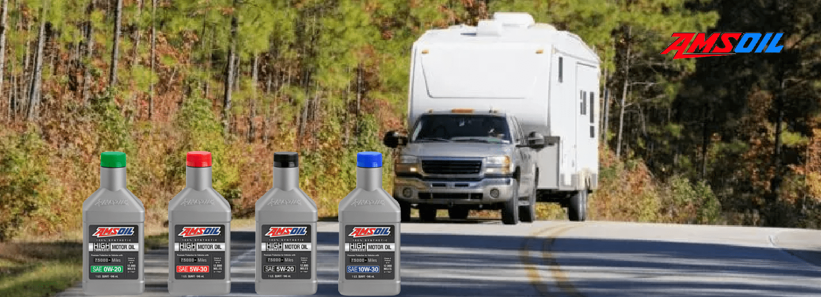 AMSOIL Synthetic High-Mileage Oil