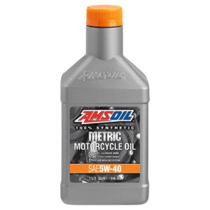 AMSOIL 5W-40 Synthetic Metric Motorcycle Oil
